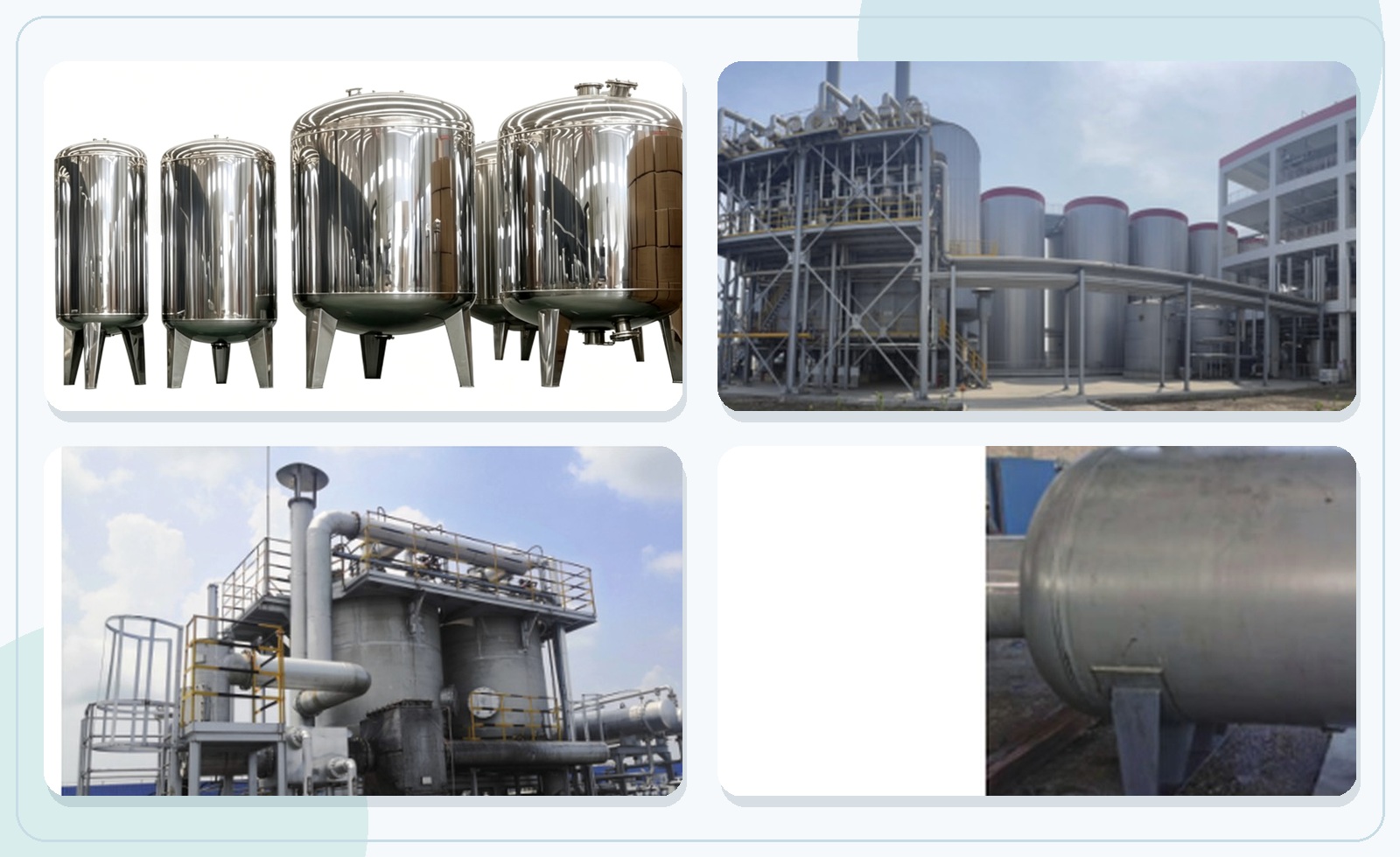Equipment portfolio collage